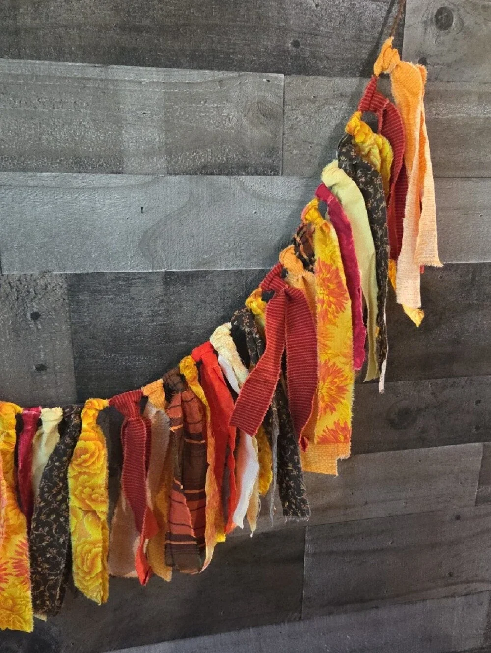Autumn Boho Garland w/Wall Hanging with Sunflower 78
